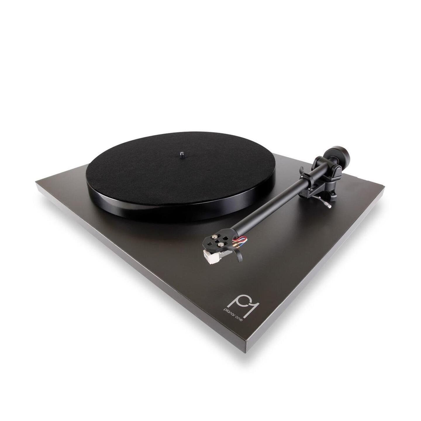 Rega Planar 1, platespiller <br> Carbon pickup, RB110 arm, matt svart - Bilde 2